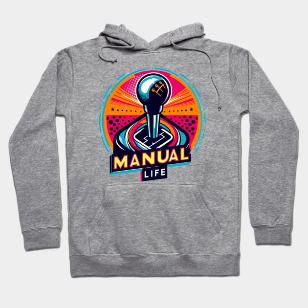 Manual Gear Shift Hoodie by Vehicles-Art